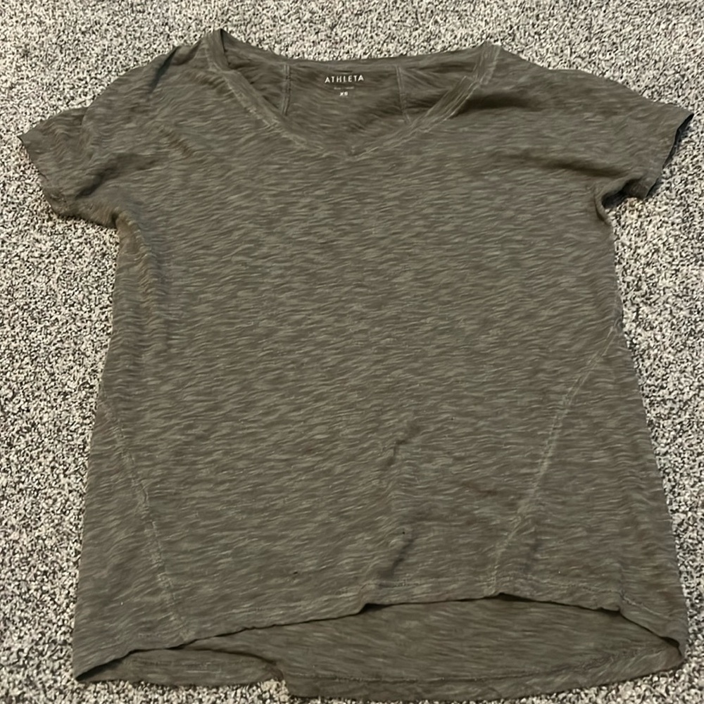 Green lightweight Athleta top